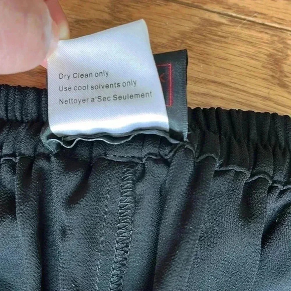 [US16]Frank Usher Black Ankle Jumpsuit PANTS WITH Side  Slits and 3 Layers - Picture 7 of 12